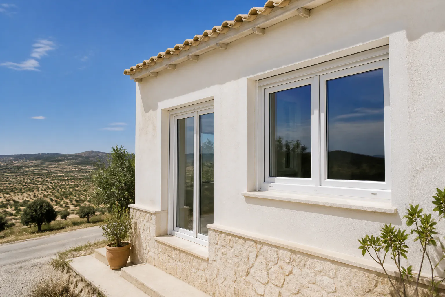 Ventanas de PVC adaptadas a otro entorno residencial de Alicante